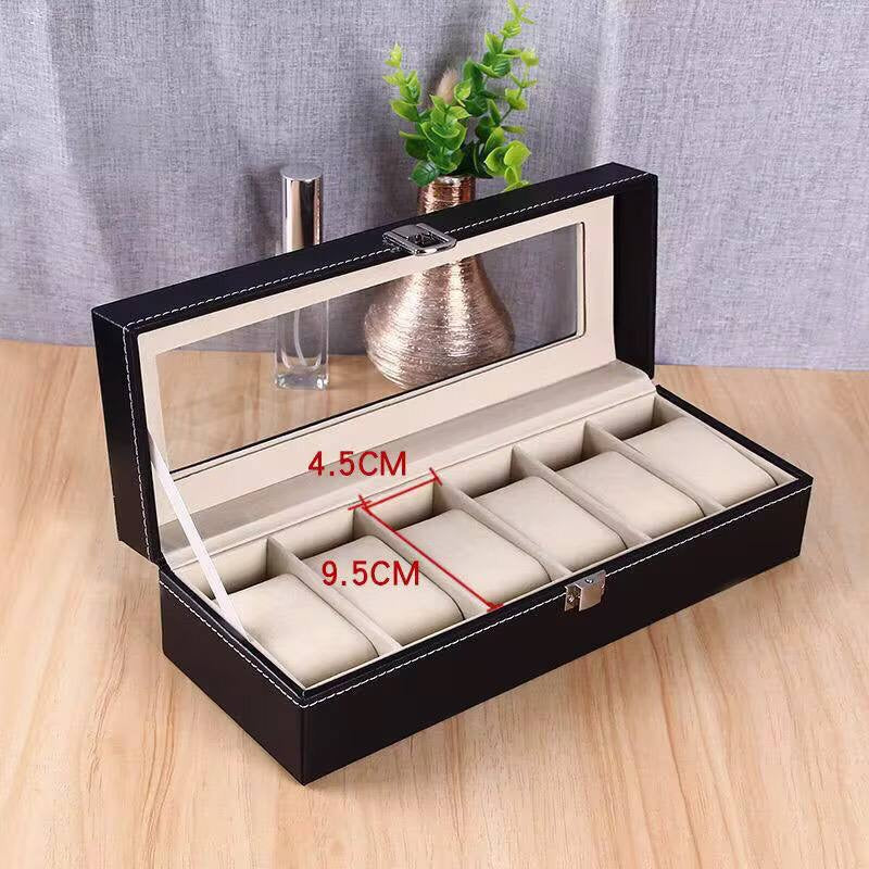 6 slot watch box