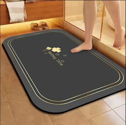 Diatom bathroom mats