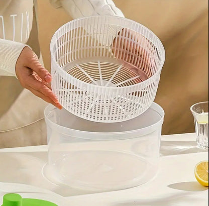 Large 3Ltr Manual Salad Spinner