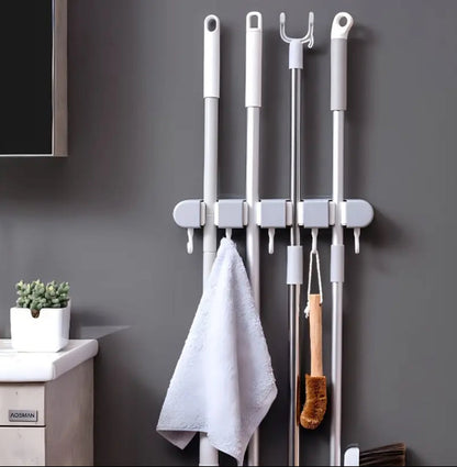 Non slip wall Mounted mop holder