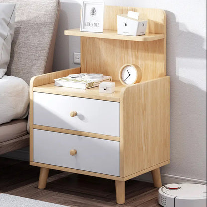 Bedside table with 2 drawers