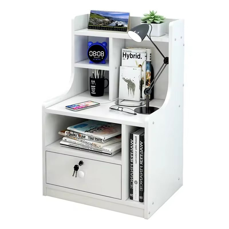 Modern bedside table storage cabinet