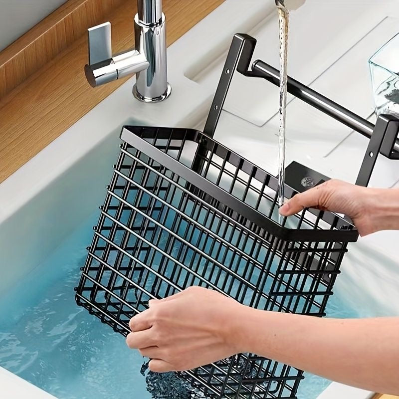 2 pc Over the Cabinet door Organizer with towel rack