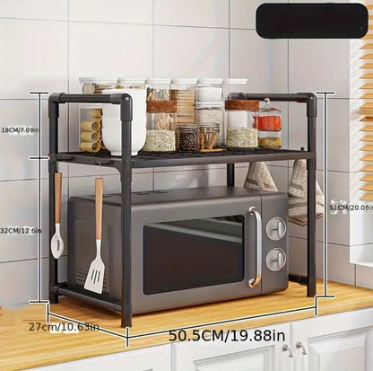 2 tier microwave stand / multipurpose rack