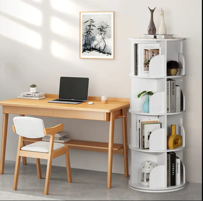 Rotating book shelf