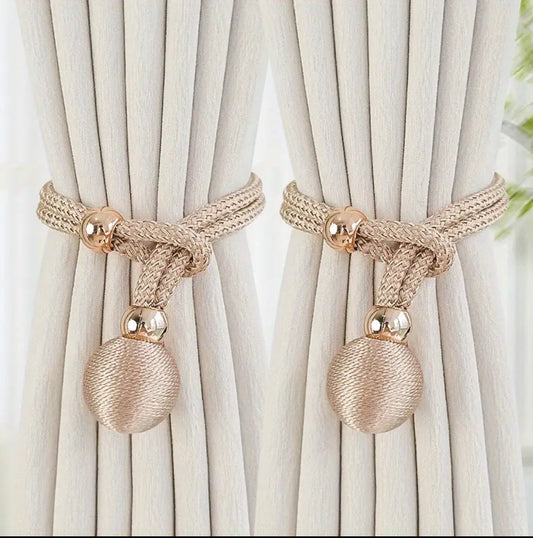 2pc Curtain holder buckle rope