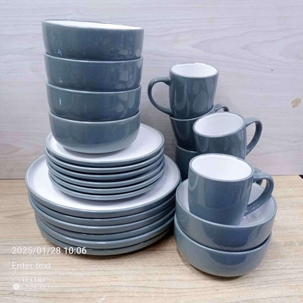 24pcs ceramic dinner