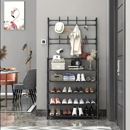 3 in 1 five tier storage rack/hanger