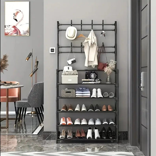 3 in 1 five tier storage rack/hanger