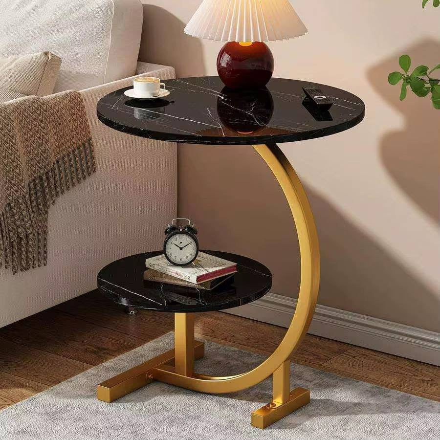2 Tier Luxury Y-Shaped Side Table
