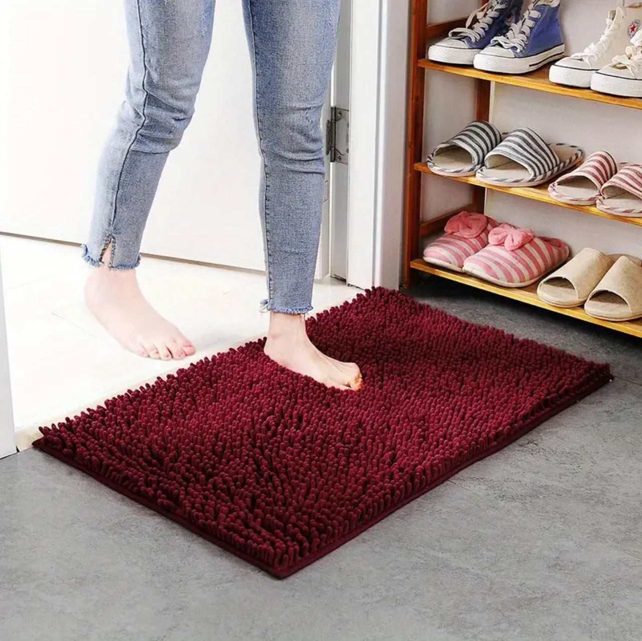 Super absorbent micro fiber doormat