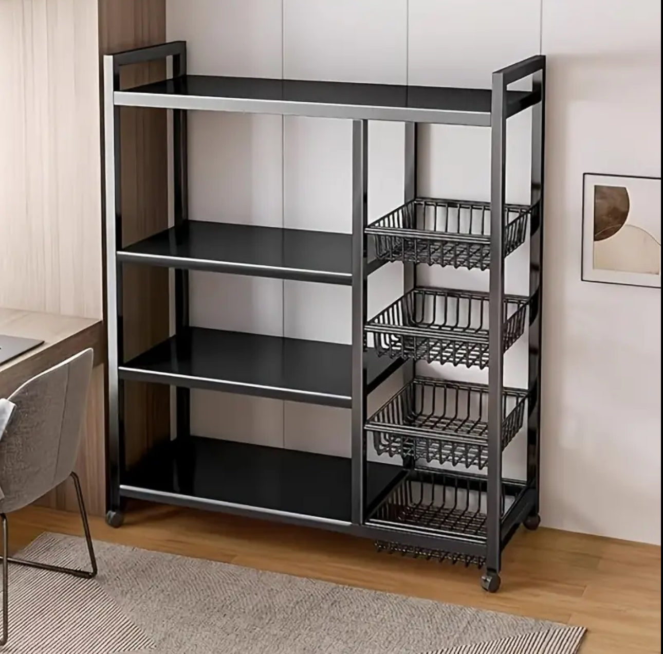 multifunctional metallic rack