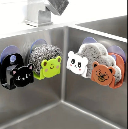 wall adhesive Cat hook sponge holder