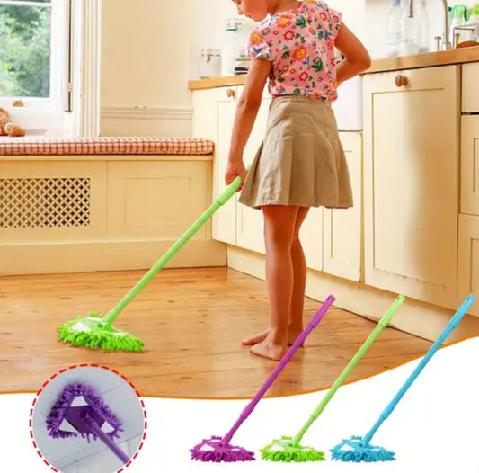 180°Rotatable Adjustable chenille head Cleaning Mop