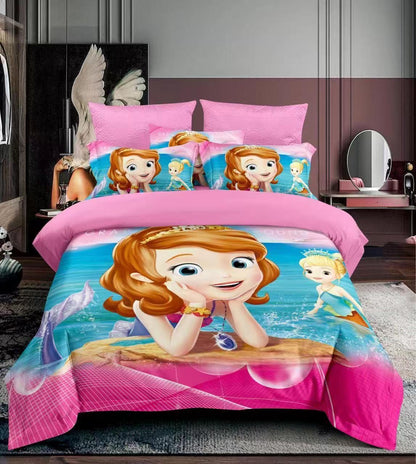 Unbinded cartoon themed kids duvet