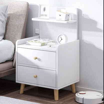Bedside table with 2 drawers
