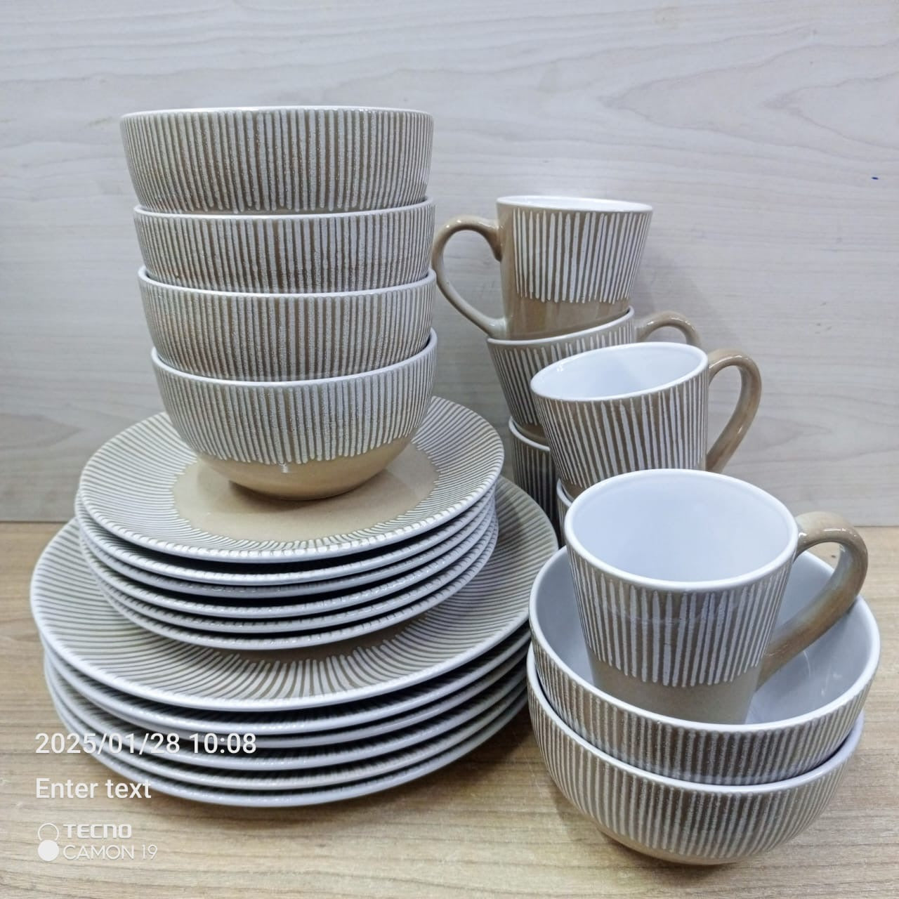 24pcs ceramic dinner