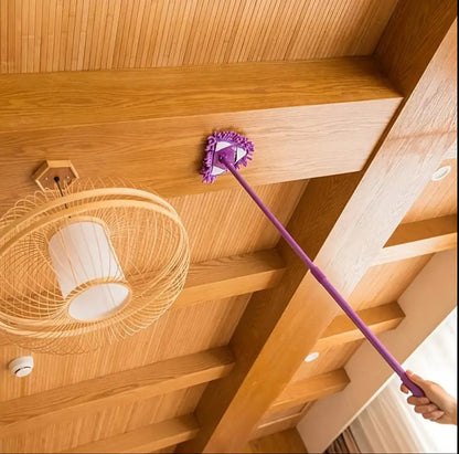 180°Rotatable Adjustable chenille head Cleaning Mop