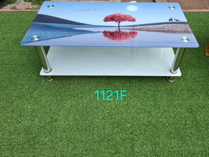 Heavy glass coffee table