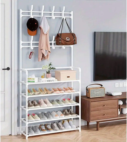3 in 1 five tier storage rack/hanger