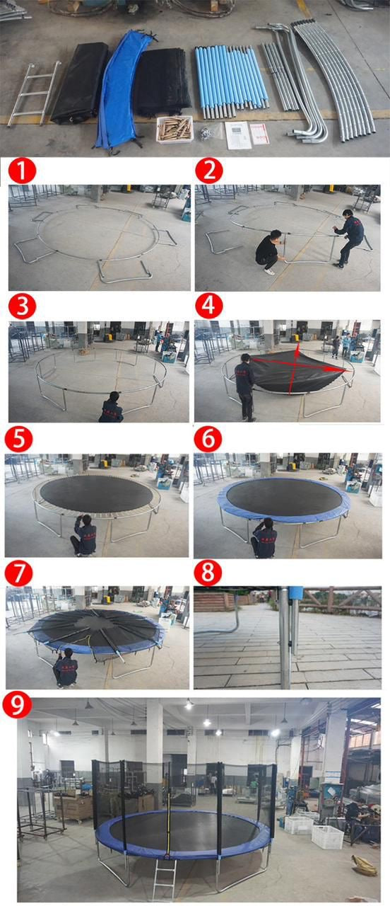14 FT  Trampoline with Safety Enclosure Net