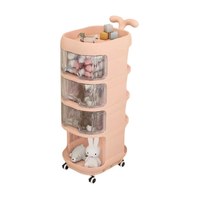 4 tier Multiple purposes Baby Supplies Shelf