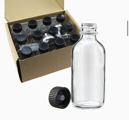 12pcs Glass ginger shots bottles