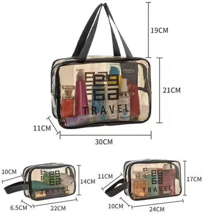 3pc Large Capacity Waterproof PVC