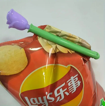 Magnetic Tulip Fridge Food Storage Clips