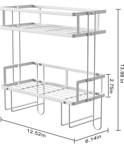 Double Layer Bathroom/ Toilet Racks With Tissue Holder