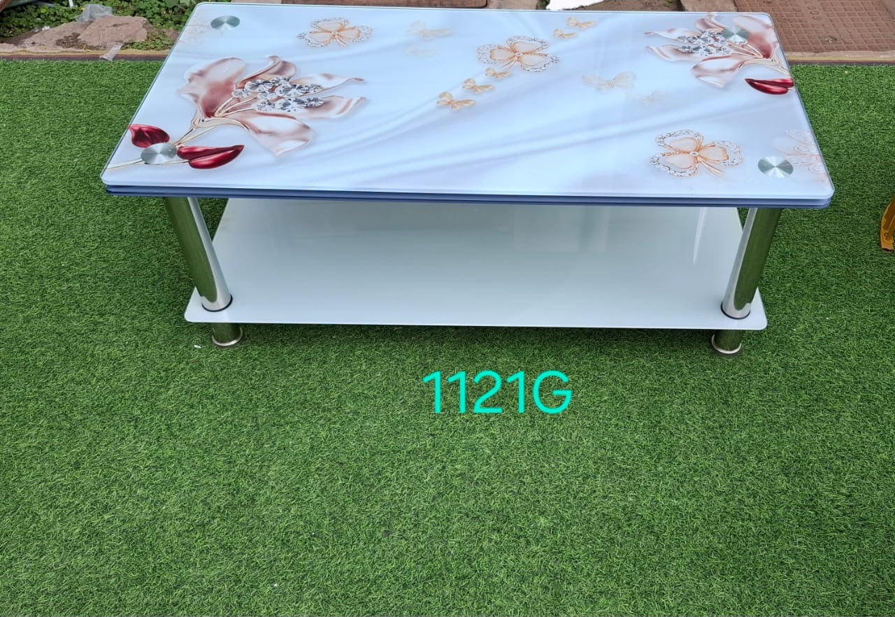 Heavy glass coffee table