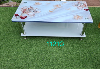 Heavy glass coffee table