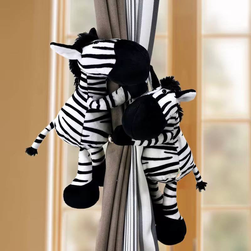 2pc Stuffed Plush Doll Curtain Buckle