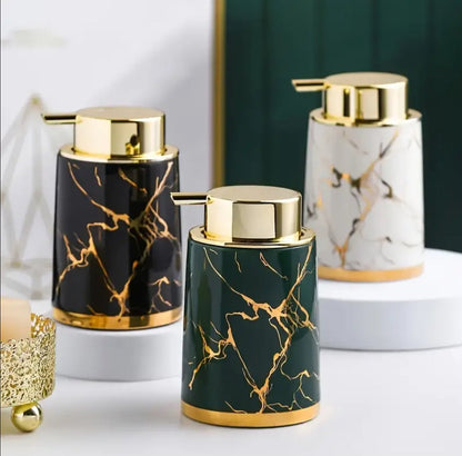 Marble soap pump / dispenser