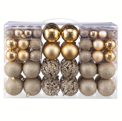 100Pcs Christmas Ball Ornaments
