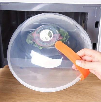 Food Grade Microwave/food cover with whith handle