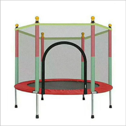 140 cm  Trampoline with Safety For  Indoor And Outdoor with Enclosure Net