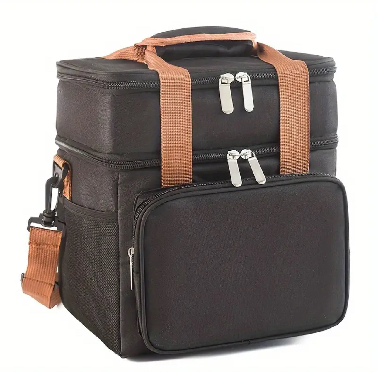 Double Compartment (15L) Insulated Lunch Bag