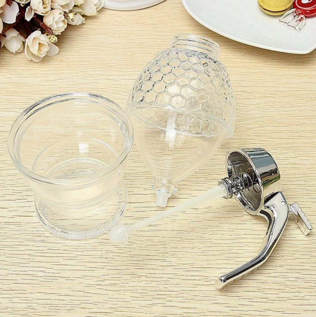 High quality 200ml honey dispenser with storage stand