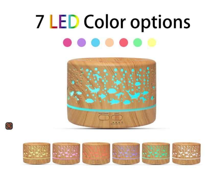 Ultrasonic Aroma Diffuser Humidifier with Remote