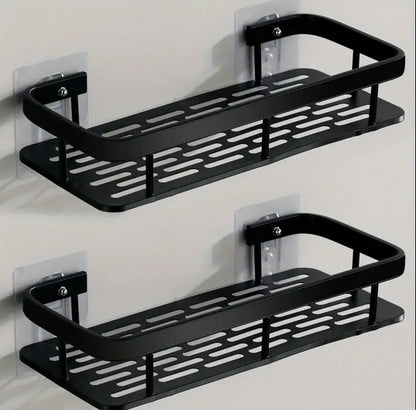 Double bathroom racks