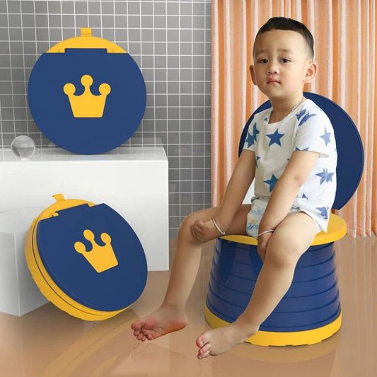 Baby Travel Collapsible Potty Toilet + Free Roll of disposable bags-