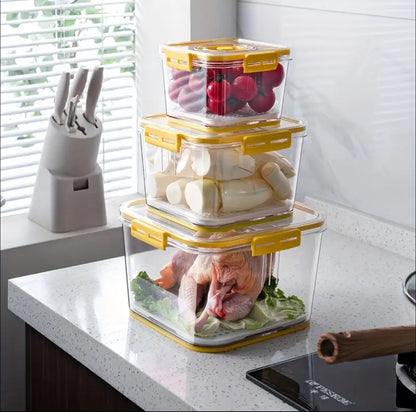3pcs \ set Stackable Multipurpose Food Storage Containers Organizers