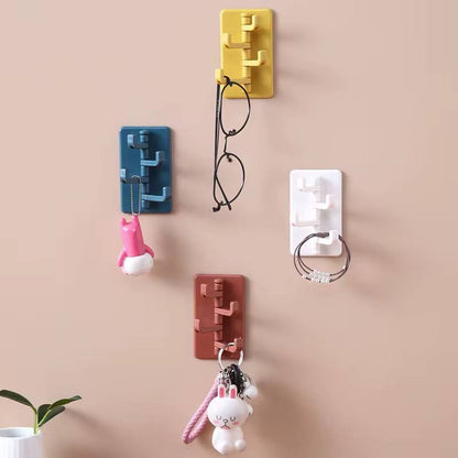 Wall Adhesive 4 way hooks