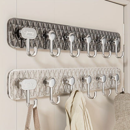 Luxury Six-Row Adhesive Hooks