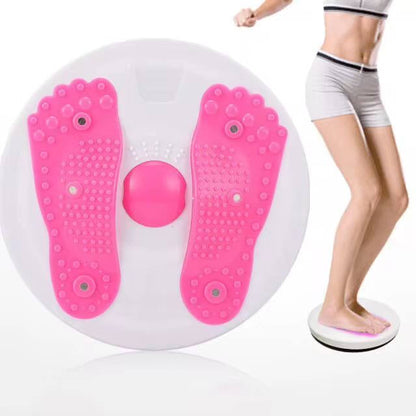 Yoga twisting disc plate