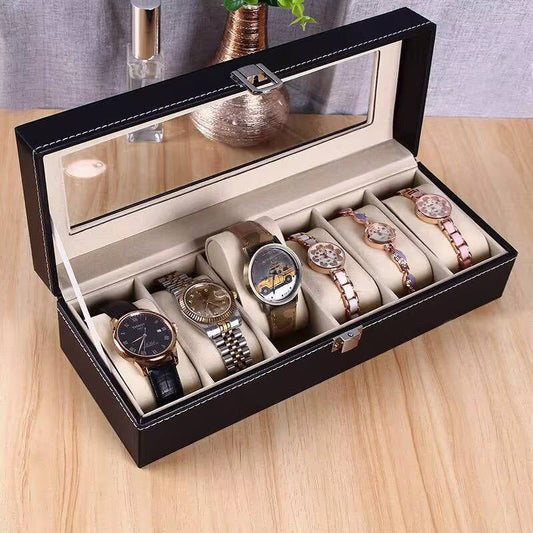 6 slot watch box