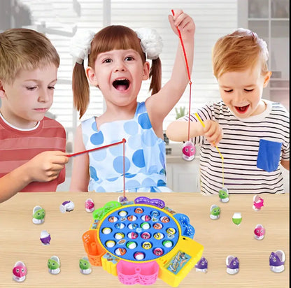 Family bonding fishing game