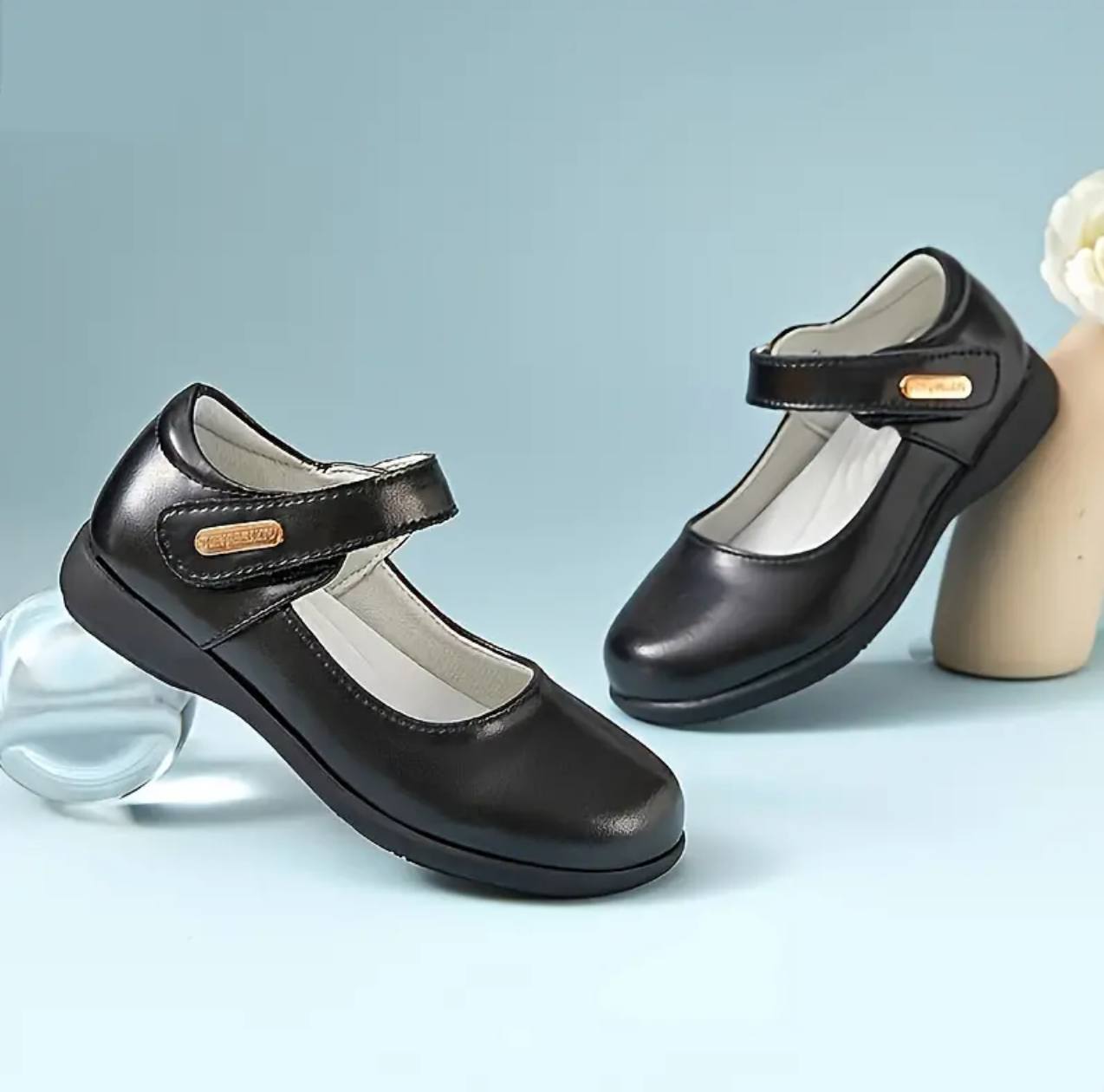 GIRLS HIGH QUALITY LEATHER SCHOOL SHOES