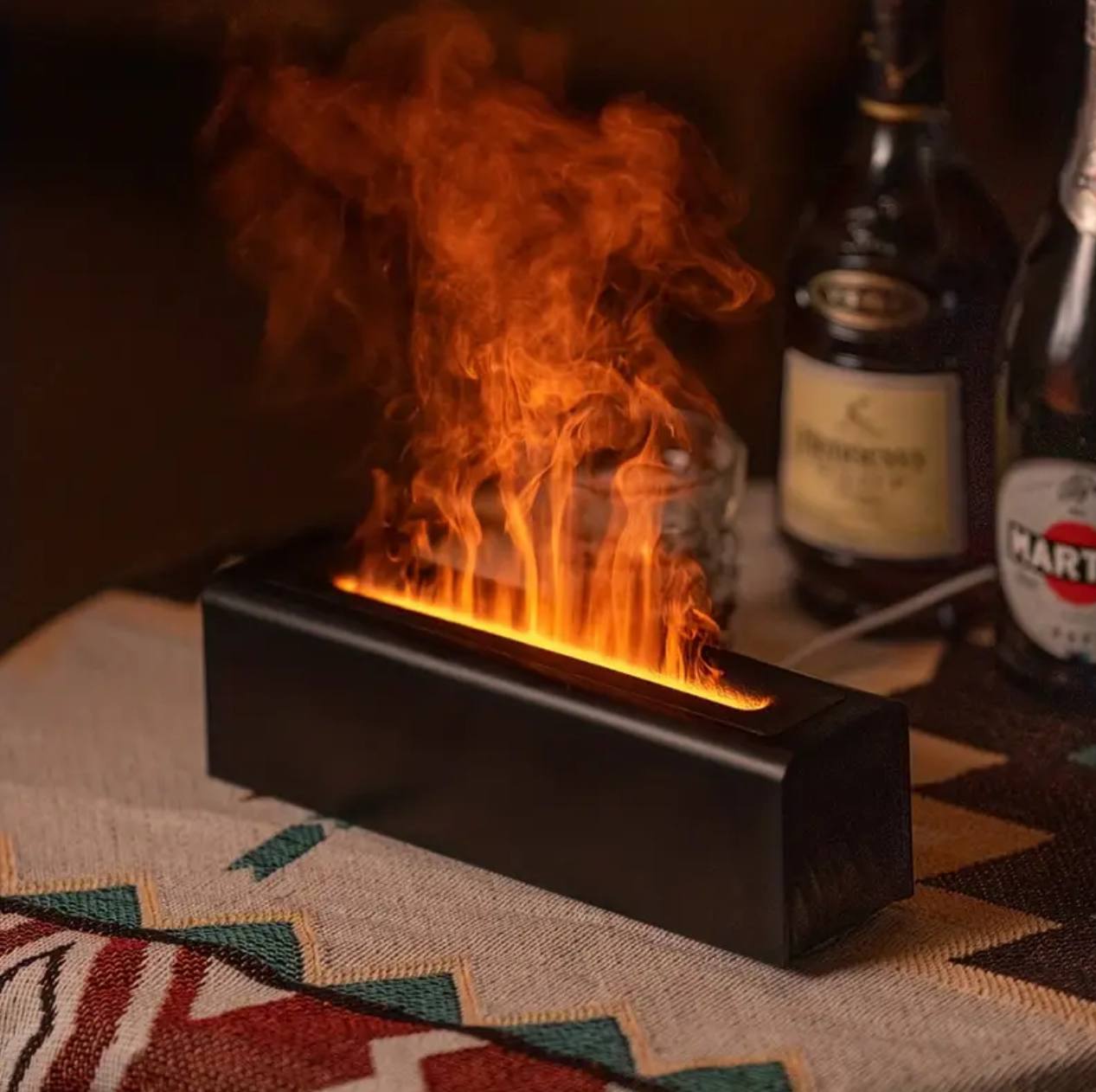 Simulation Flame Aromatherapy Fire place Air Humidifier